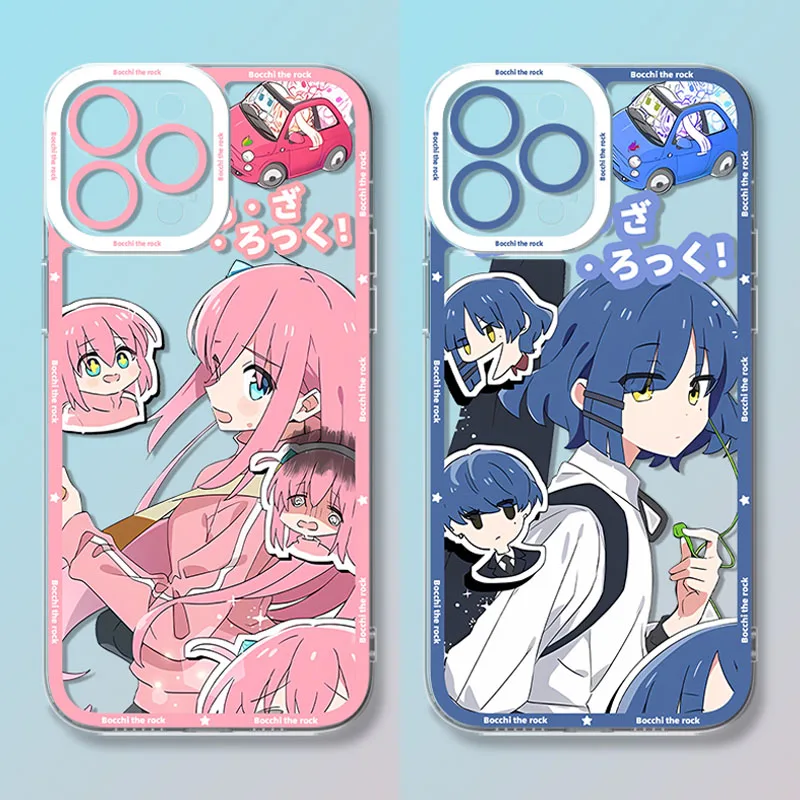 Anime Bocchi The Rock Case For Samsung Galaxy S23 S22 Ultra S21 S20 FE S10 Plus Note 20 10 9 A14 A24 A34 A54 Soft Silicone Cover