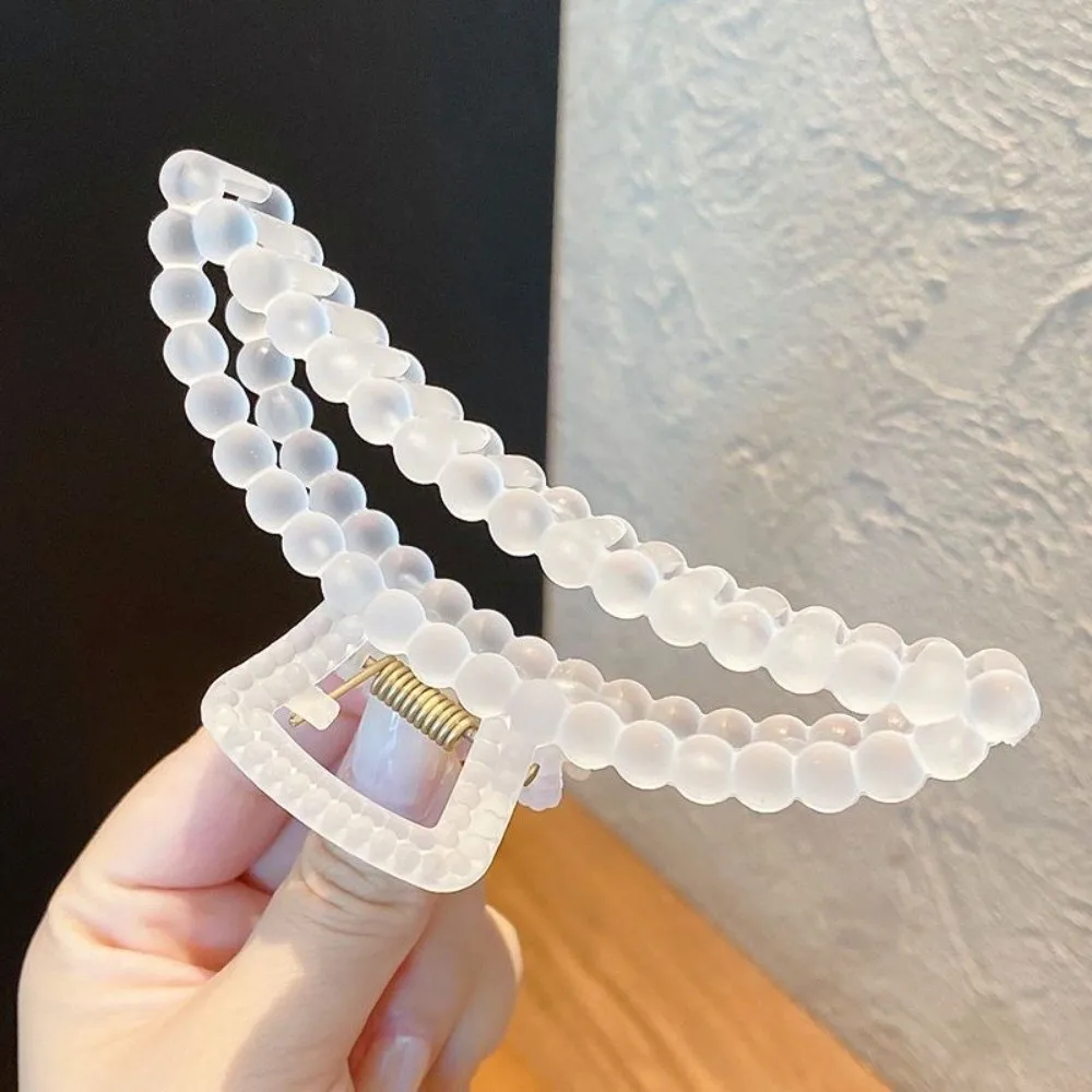 

3Pcs New Clear Hair Clip Simple Elegant Hair Claw Large Shark Clip Hair Accessories