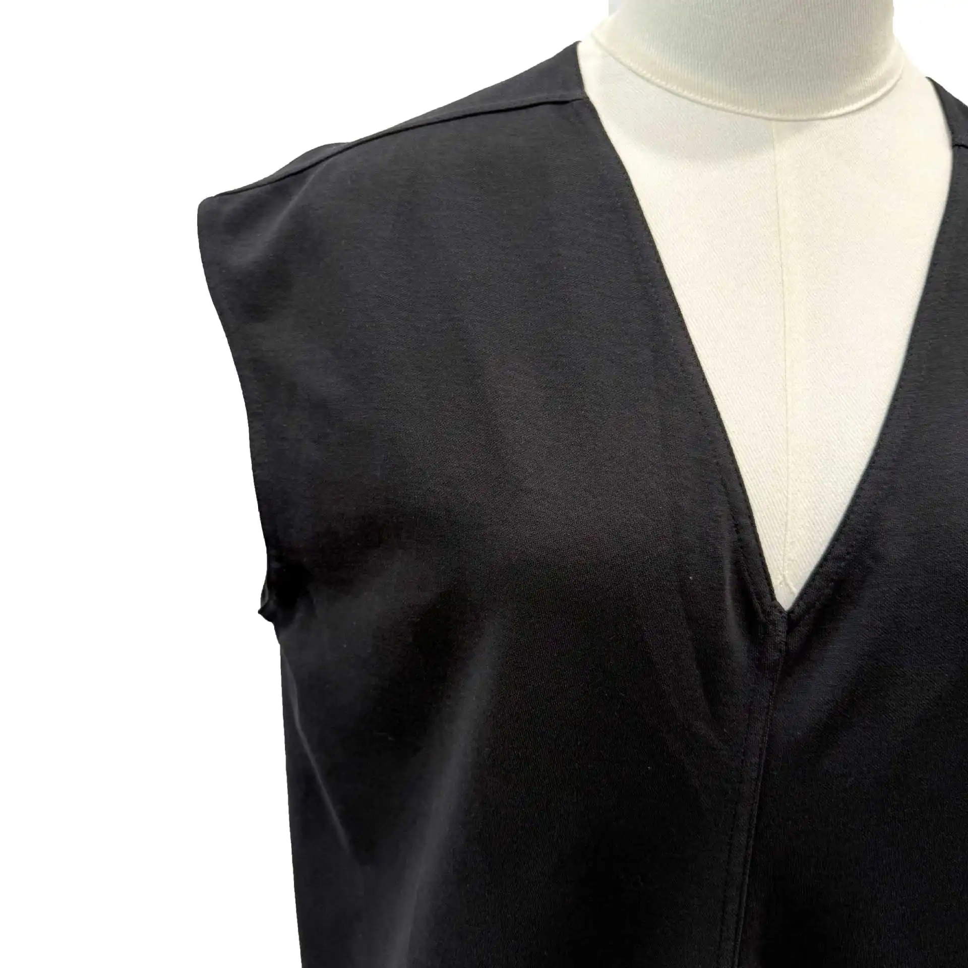 High Street Dresses Dark Ro Women's  High-end Design Sense Irregular Black Sleeveless Party Black Long Dress Vestido Feminino