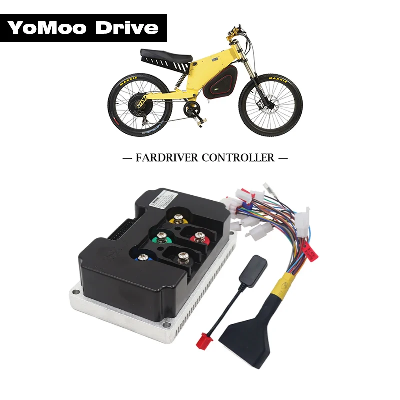 

Fardriver ND84680 60V-84V DC 340A Phase 680A 4000W - 6000W Programmable BLDC PMSM Motor Controller For Electric Moped