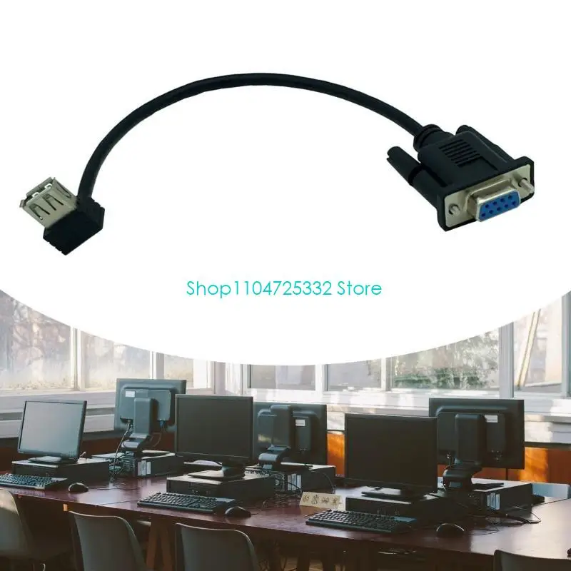 P5EA USB 2.0 Een vrouw tot Rs232 DB9 vrouwelijke seriële kabeladapteromzetters 25