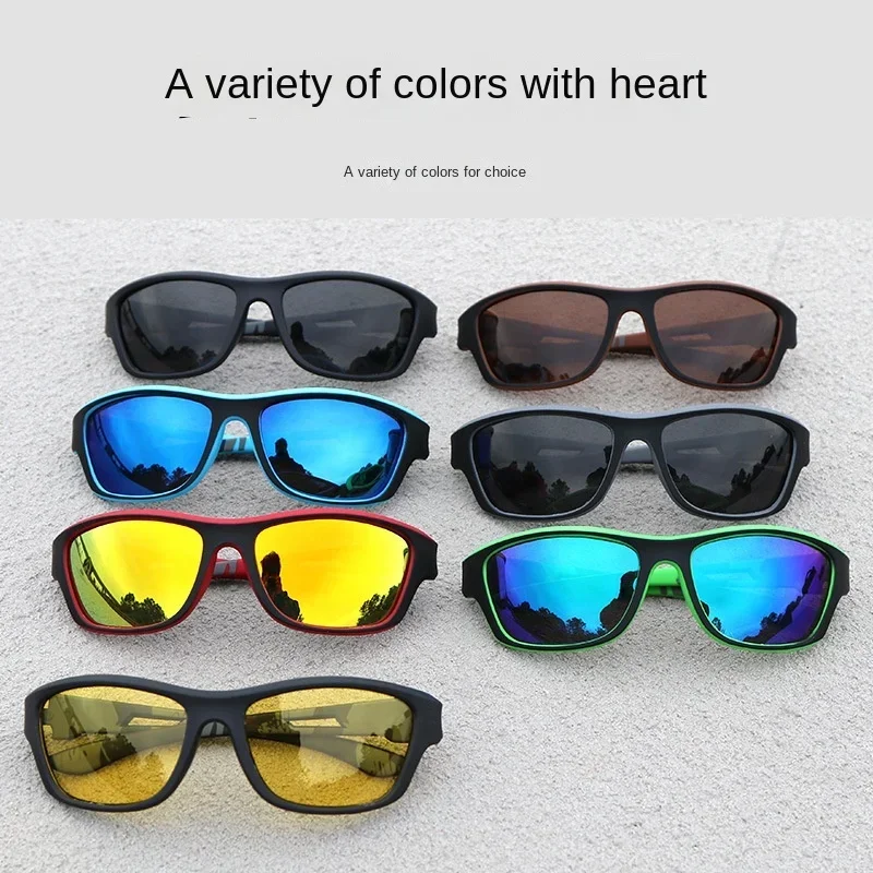 Riding glasses, polarized fishing sunglasses, outdoor sports, hiking new sunglasses, outdoor dustproof sunglasses