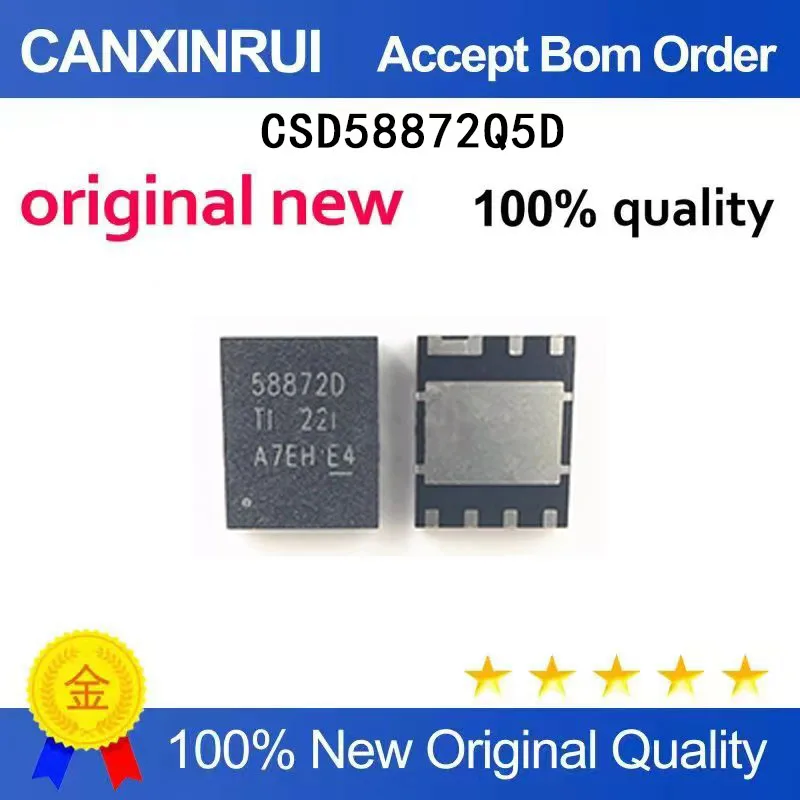 (5-100 Pieces)Brand new original CSD588872Q5D 58872D 588720 58872 QFN