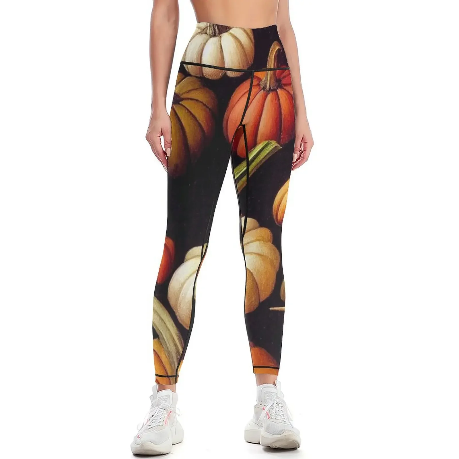 

Pumpkins pattern Leggings legging push up Women's push up Sports pants woman sports for gym Womens Leggings