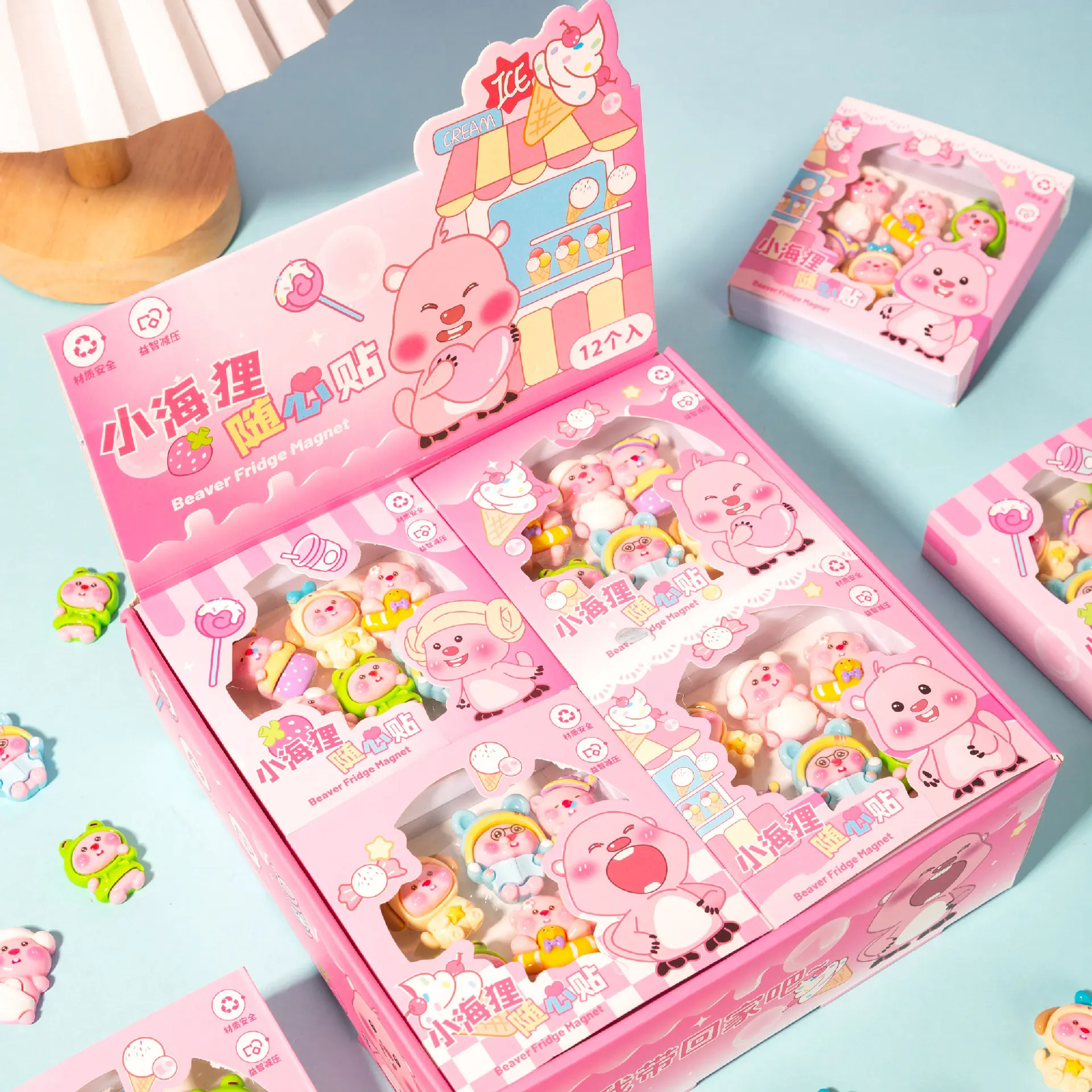 Pegatinas de dibujos animados Kawaii Sanrio Hangyodon, juguetes de monstruo de pescado feo, Linda funda de teléfono, pegatinas de decoración de
