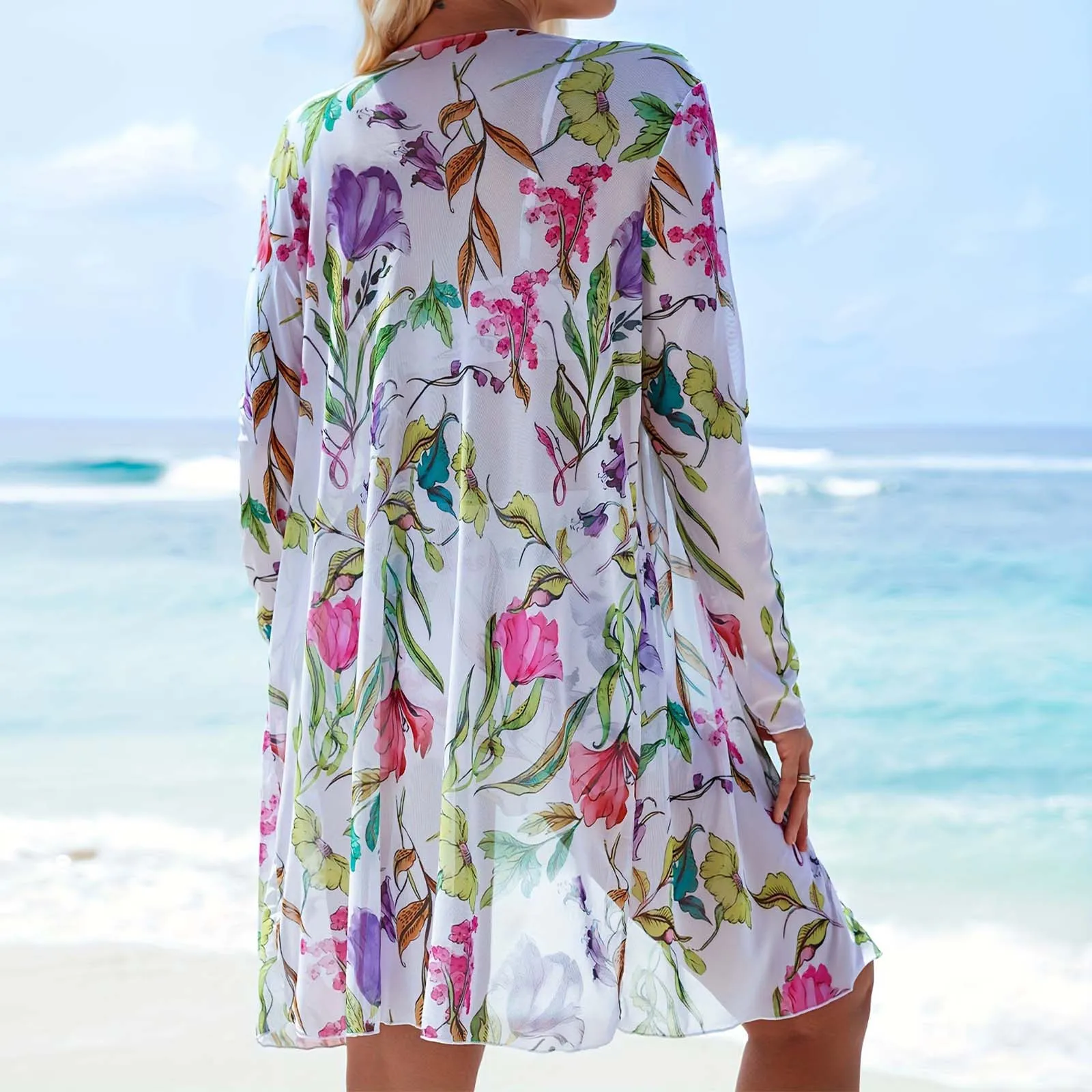 Women'S Boxer Shorts Bikini Three-Piece Separates Cover-Up Bow Tie Fashion Beach Swimwear Push Up Female Beach Swim Wear Suits