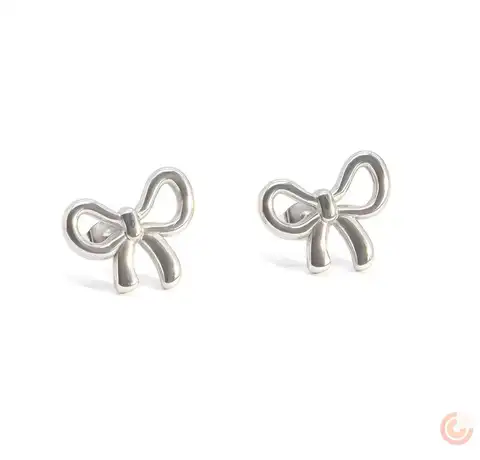 정교한 리본 귀걸이