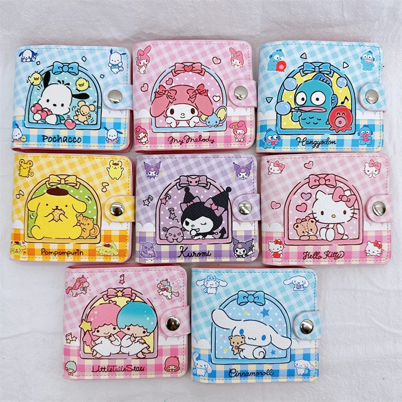 Sanrio's new casual short money bag KT PC dog kurumi coin wallet card with foreskin and buttons