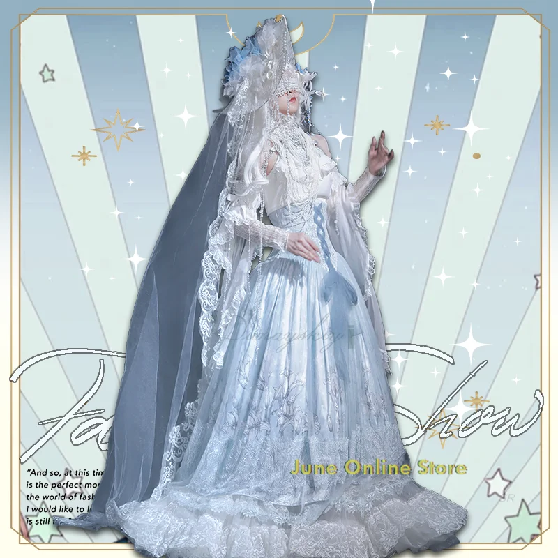 

Gorgeous Lolita Fairy Princess Wedding Dress Harajuku Style Sets Sweet Sleeveless Top Hand Sleeve & disfraz halloweeen mujer