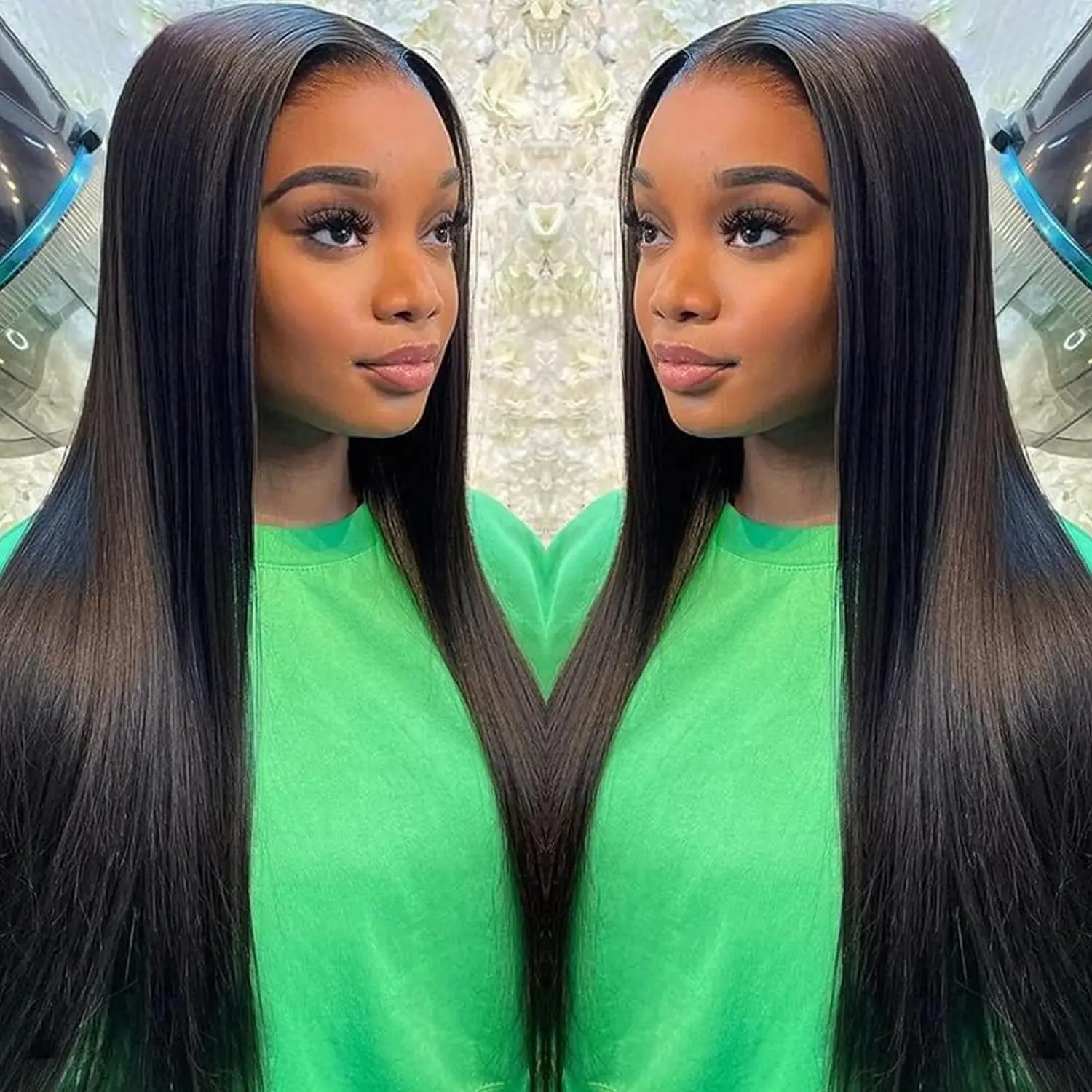 13x6 transparent lace frontal wigs 30 inch bone natural straight remy human hair 13x4 lace front wig for black women