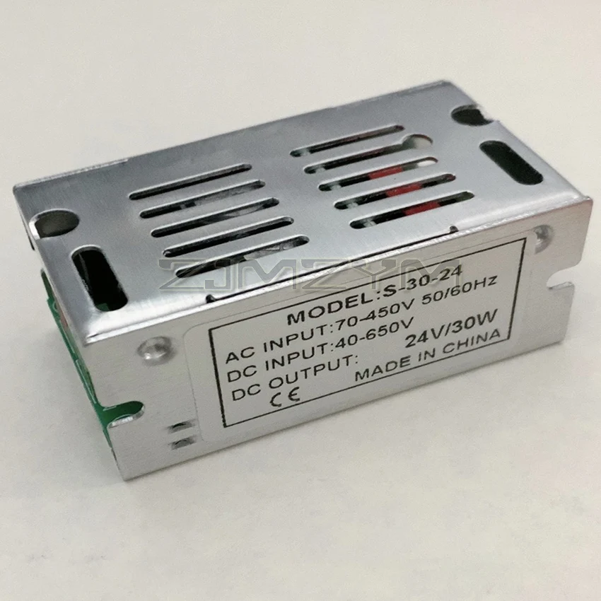 AC-DC DC-DC 40-650V Alimentatore switching ingresso tensione ultra ampio 12V2A 24V1A AC220 AC380 Universale