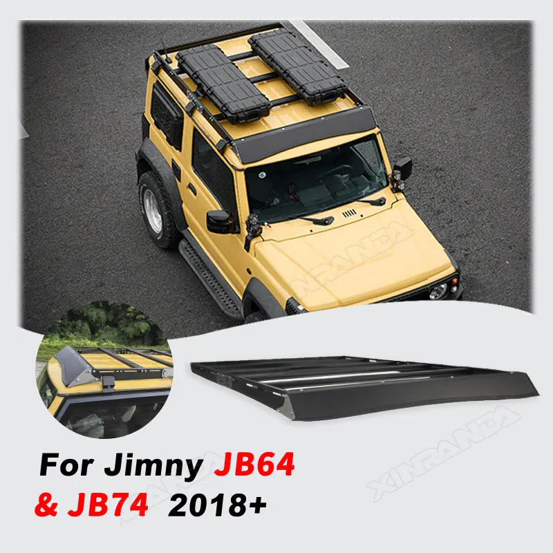 Sectional Luggage Rack Two-section Assembly Type Roof Racks For Suzuki Jimny JB64 JB74 JB64W 2019+ 3 Door JIMNY Only