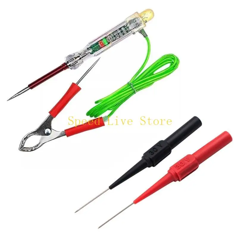 547C Upgraded Car Truck Light Bulb Circuit Tester Auto Repair set 6V-24V Light Bulb Repair Tool Universal Car Repair Tool