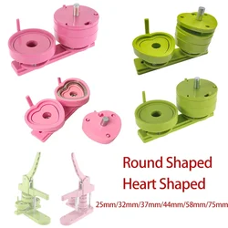 25mm 32mm 44mm 58mm 75mm DIY Button Badge Maker Molds Badge Maker Press Machine Interchange Die Mould Round Badge Punching Die