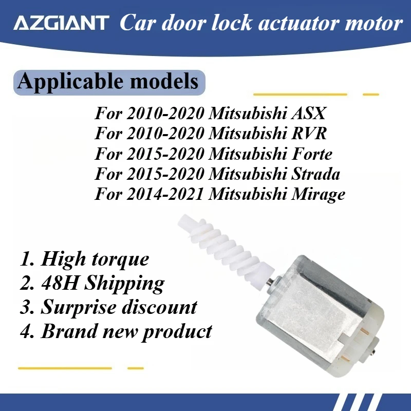 

AZGIANT Door lock actuator motor for Mitsubishi ASX/RVR/Forte/Strada/Mirage Brand new high quality replacement motors OEM