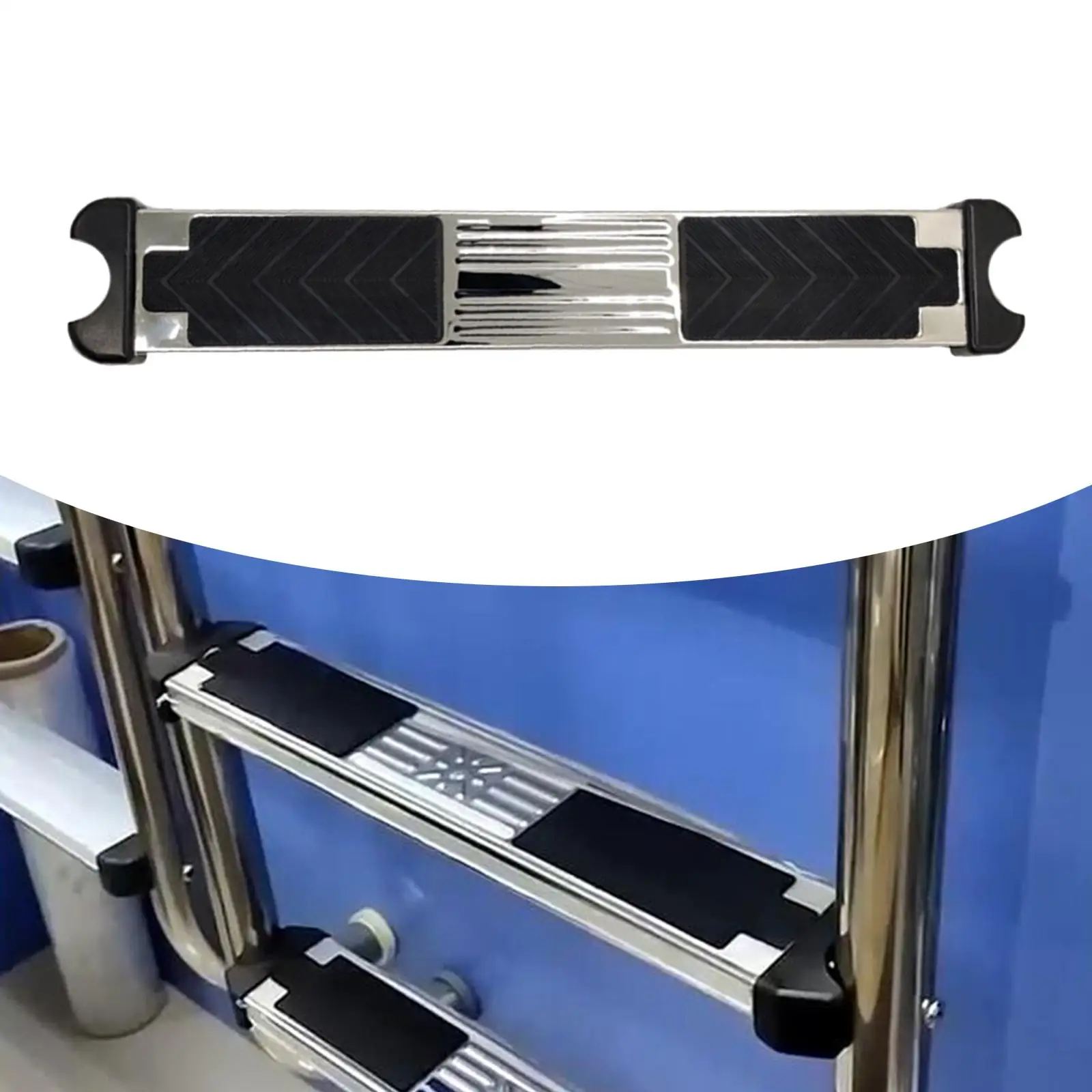 Durable Stainless Steel Pool Ladder Rung Steps - Enhanced and Stability