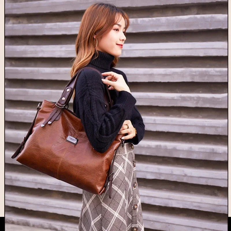 Bag Female Women\'s Genuine Leather Bags Handbags Crossbody Bags for Women Shoulder Bags Genuine Leather Bolsa Feminina Tote