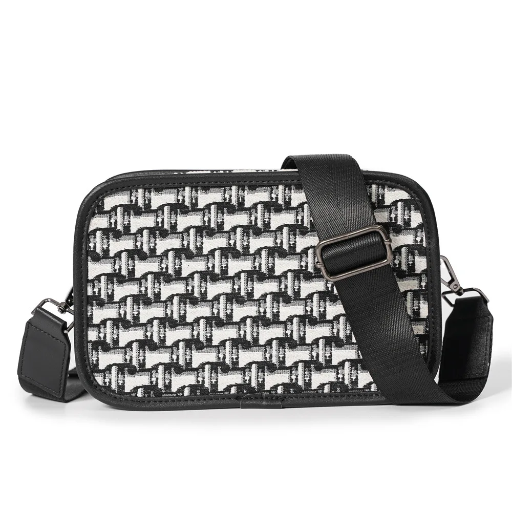 Luxuriöse Umhängetasche für Herren, modisches Markendesign, Herren-Umhängetaschen, quadratische Schultertaschen für Herren, Clutches, Handtasche, Sling Bag – Detail 7