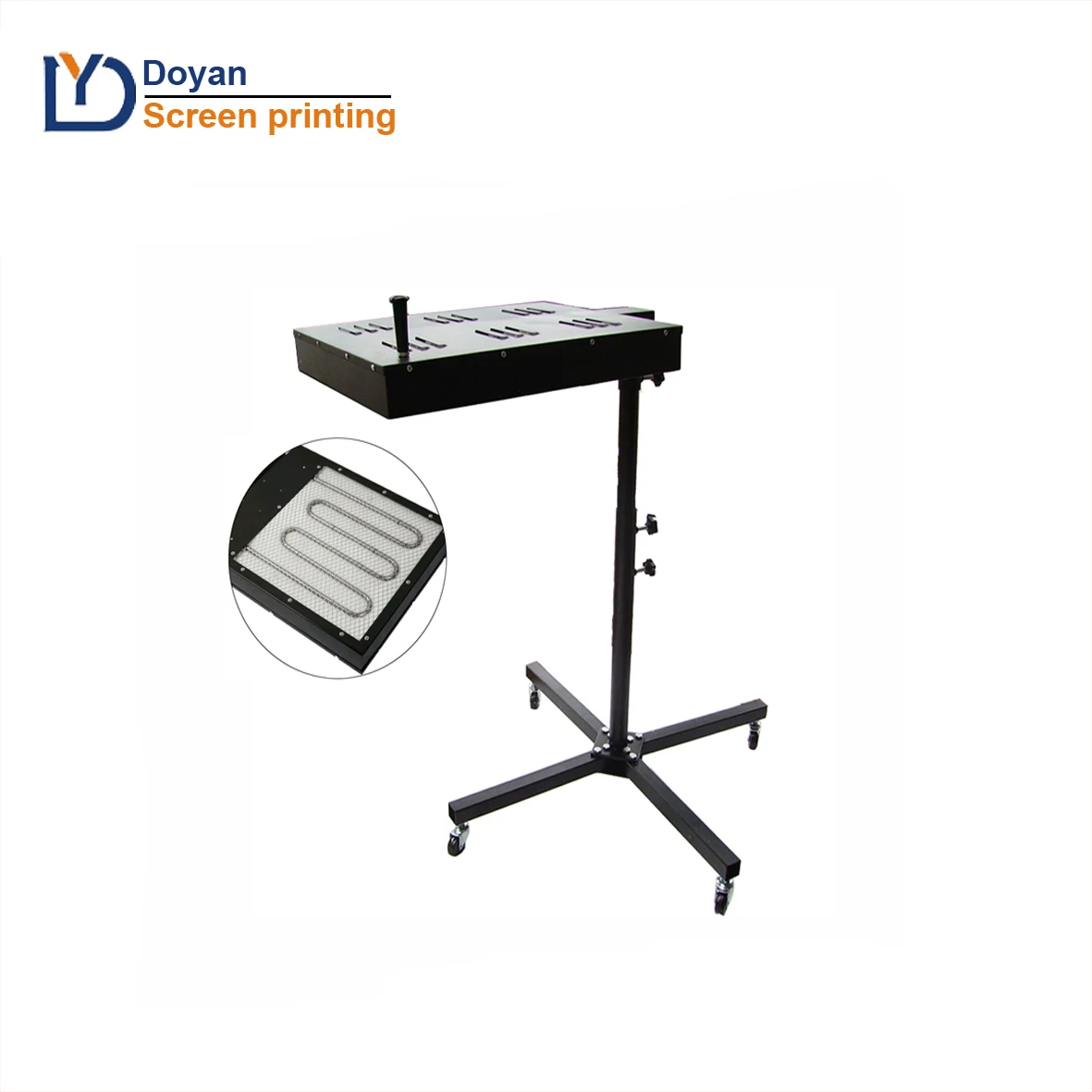 T shirts screen printing good quality 45x45cm 2000 watt portable flash dryer for new starter