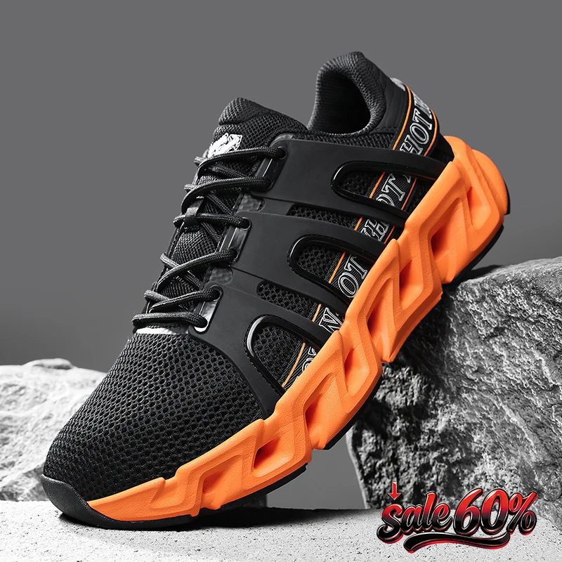 

Men Running Shoes Outdoor Hiking Shoes Lightweight Trainers Male Casual Sneakers Breathable Non-Slip Wear Resistant Walking Shoe