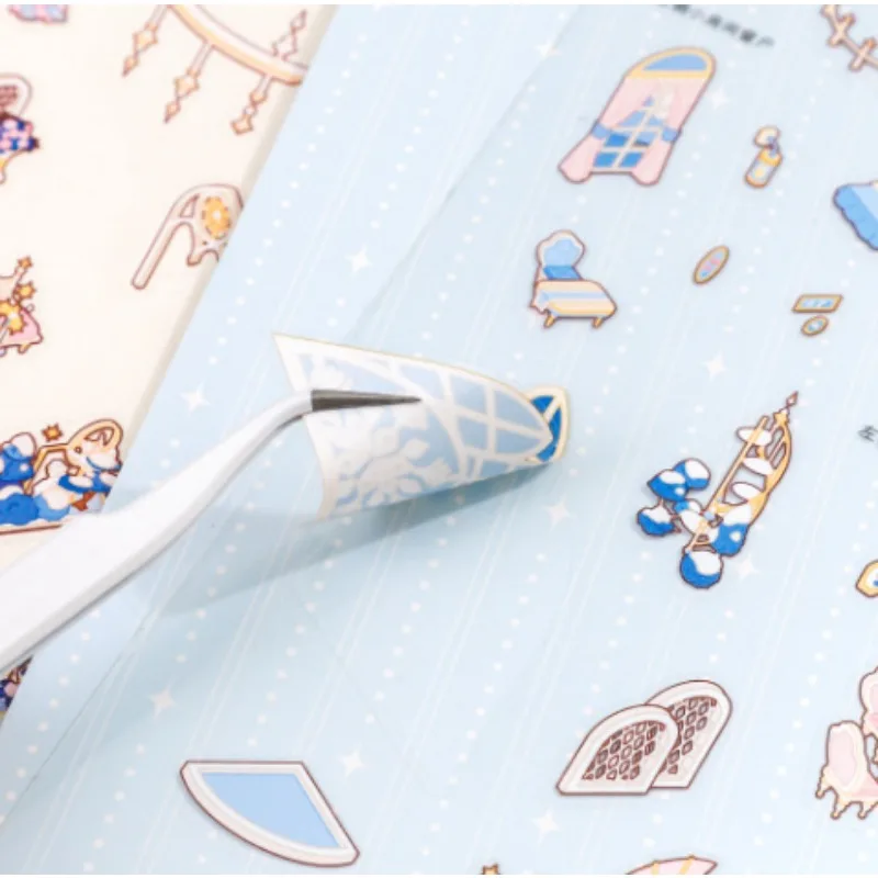 Creative Zoo Scene Stickers for Quiet Book DIY Handmade Parent Child Interactive Classic Toys Sticker Game Material