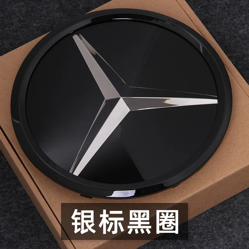 

The front grille star logo badge mirror bottom 3D ABS logo for Mercedes-Benz W205 W176 W212 W218 C117 CLA GLA CLS GLC class
