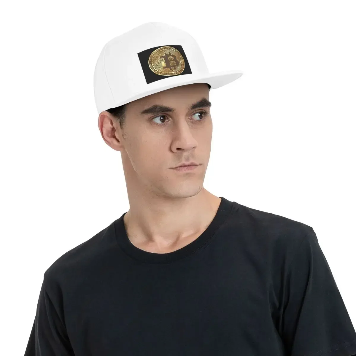 Unisex Baseball Hats Bitcoin - Physical Coin Outdoor Streetwear Summer Sports Baseball Caps Hip Hop Cap Casquette
