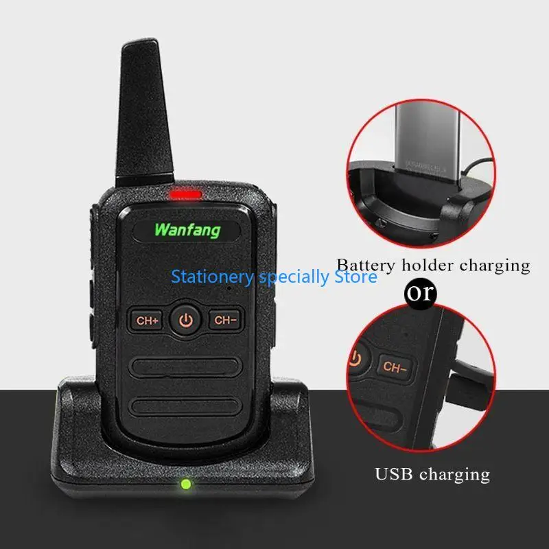 P0RB Professional Handheld Walkie-Talkie mit USB Direct Lading for Hotel