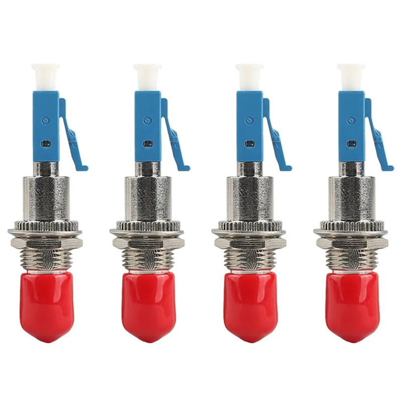 

4X ST To LC Adapter, Single Mode 9/125Um ST/UPC Female To LC/UPC Male Hybrid Optical Fiber Adapter Connector
