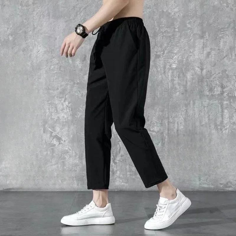 

Men's Casual Pants Pocket Slim Fit Slacks Male Trousers Fashion 2024 Aesthetic High Quality Designer Y2k Big Size Cheap Long