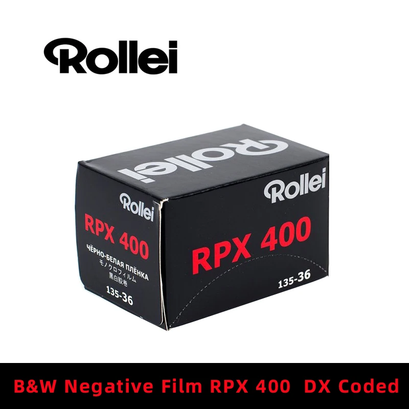 1/3/5Rolls Original Rollei PRX 400 135 35mm Black&White Negative Film（36 Exposures/Roll）Professional Film Camera