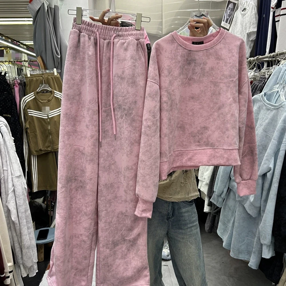 Top de camisa jeans com flor de diamante pesado + shorts jeans com cintura elástica conjunto de duas peças-GZTZ058