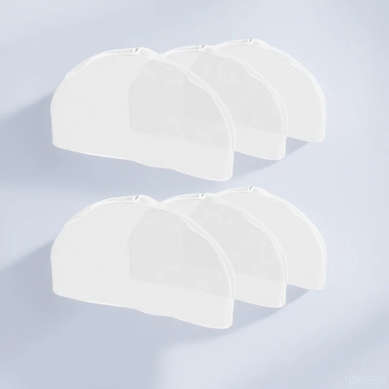 

6pcs Garment Shoulder Covers Translucent Clothes Cover Dust Protection Wrinkle-Free Lightweight Washable Reinforced Hanger