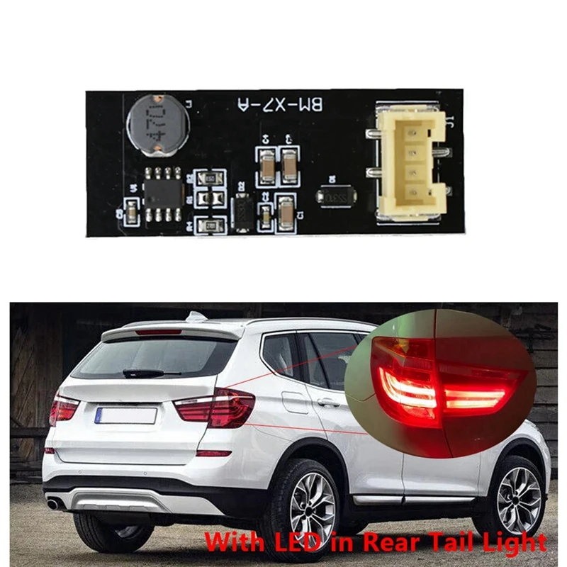 BMW X3 F25 2011-2017 후면 드라이버 F25 B003809.2 LED 라이트 플러그 앤 플레이 수리 교체 보드 테일 라이트 4 개