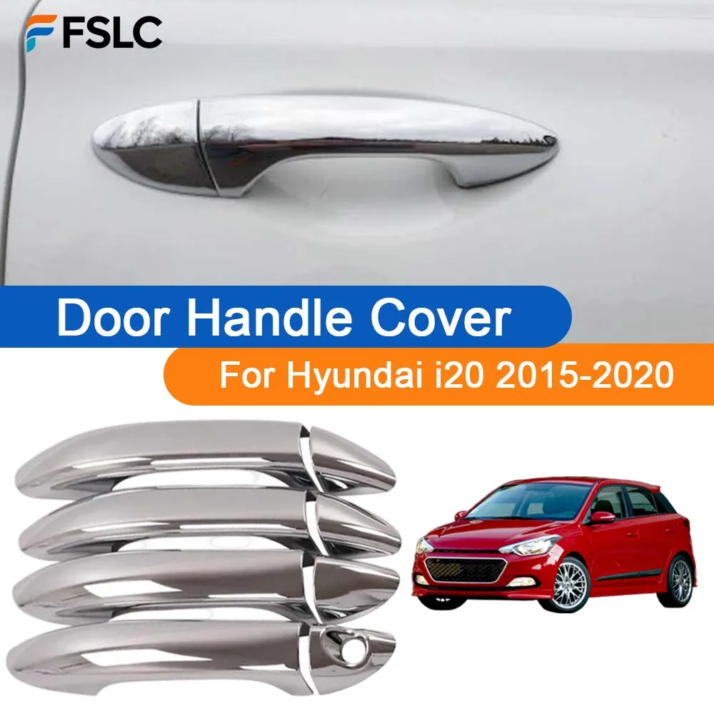 

Украшение автомобиля, крышка дверной ручки для Hyundai i20 2015-2020, автомобильные аксессуары, внешний Стайлинг, обновление, модификация автомобиля