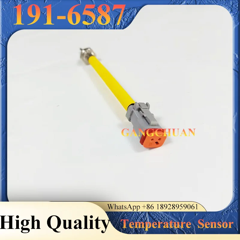 High Quality  Water Temperature Sensor 191-6587 1916587 for E322C E325C E330C Excavator Spare Parts
