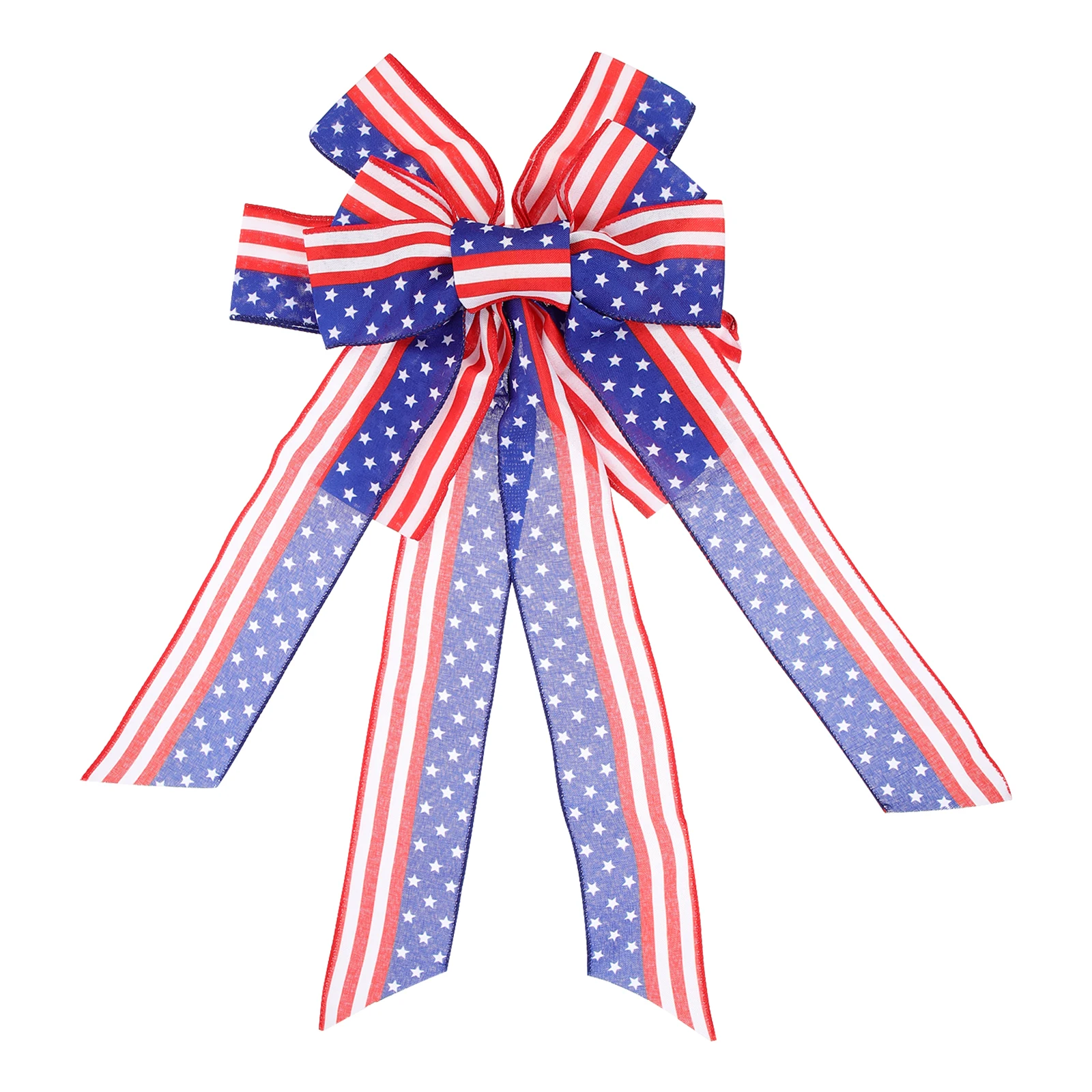 

Independence Day Ribbons Cloth DIY Large Bows Decor Festival Scene Pendant Independence Day Decor PartyDecoration KidsGift