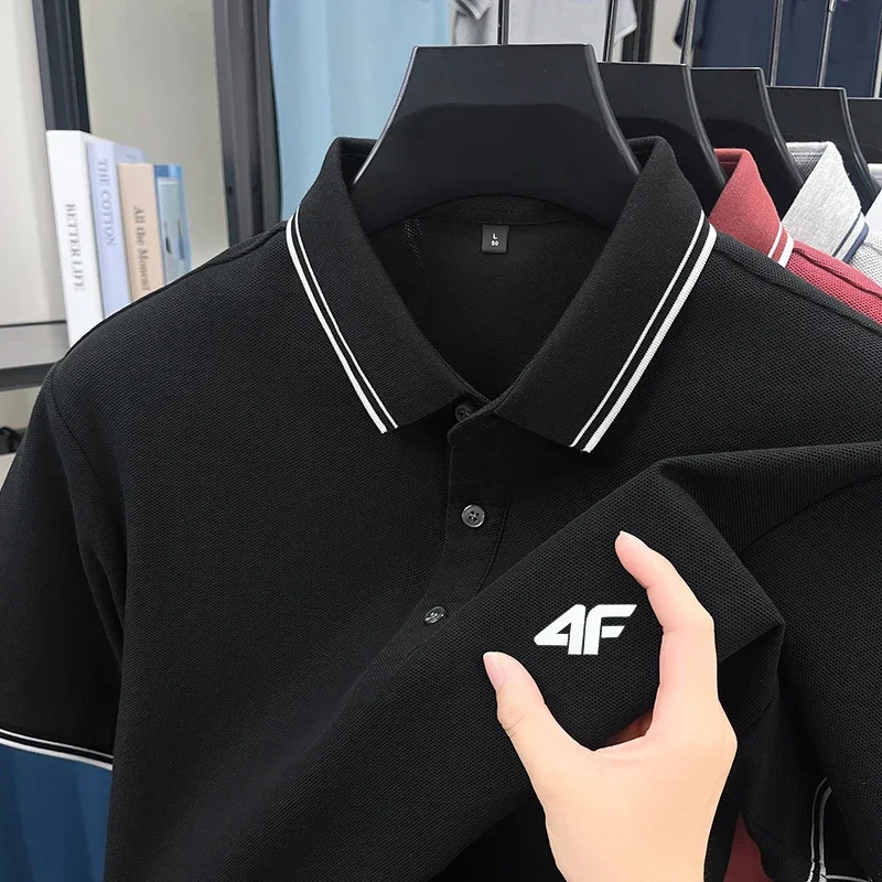 High end brand 100% cotton short sleeve polo shirt men's summer fashion designer new Paul pony embroidery casual golf T-shirt