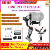 ZHIYUN CINEPEER CRANE 4E Camera Gimbal Stabilizer 3-Axis Handheld for DSLR Mirrorless Cameras for Sony Canon Nikon Panasonic