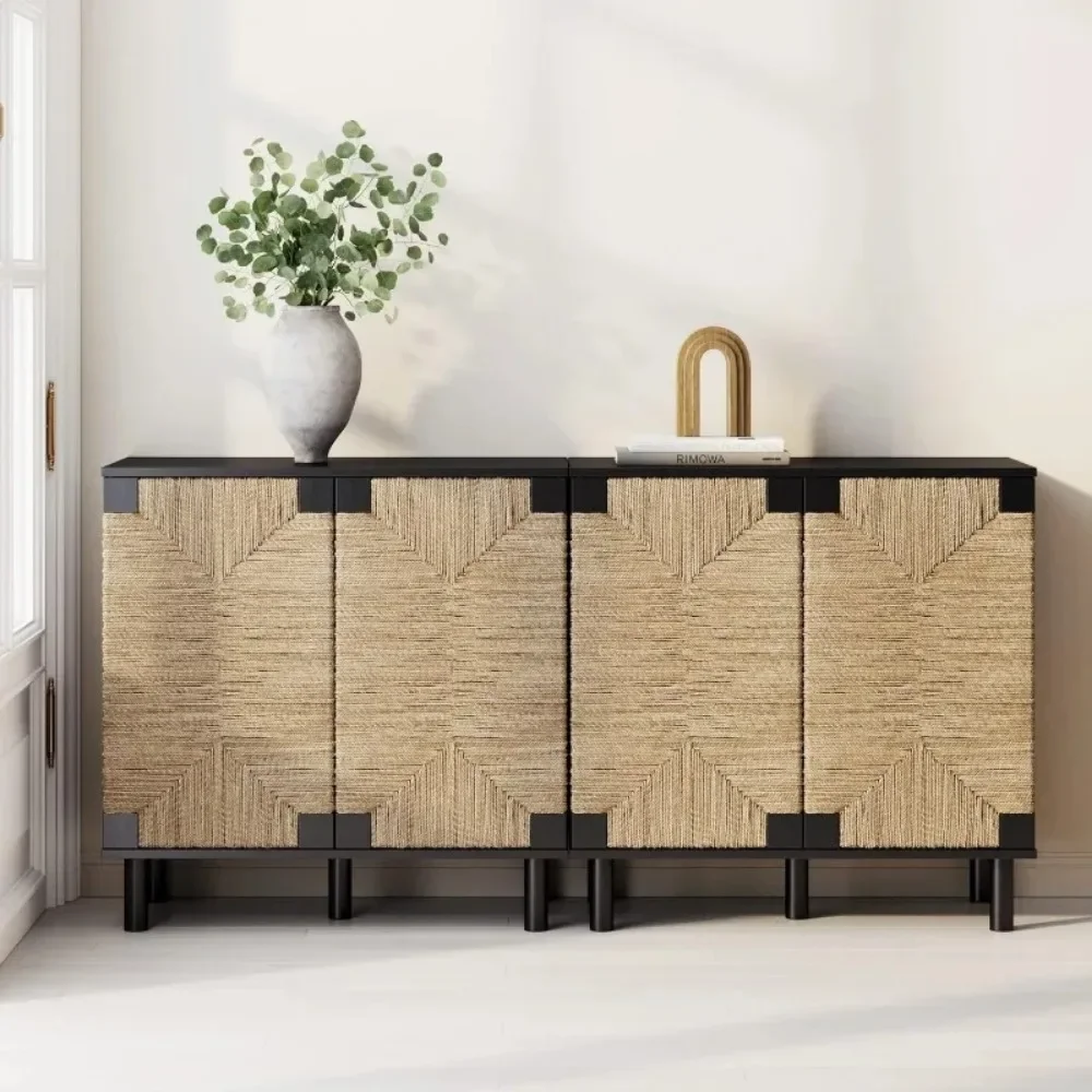 Accent Storage Boho Modern Free Buffet Sideboard Cabinet