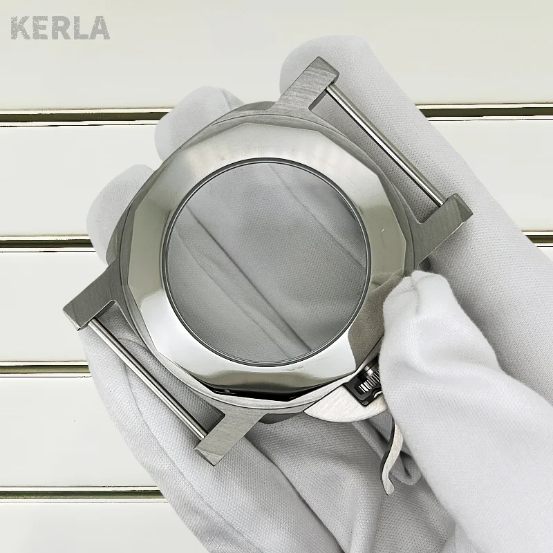 44 مللي متر 1950 ماتي 316 حاوية من الفولاذ المقاوم للصدأ الزجاج المعدني مناسبة ل PAM ETA6497 ST6498 النورس ST3600 ST3620 الحركة الميكانيكية #6