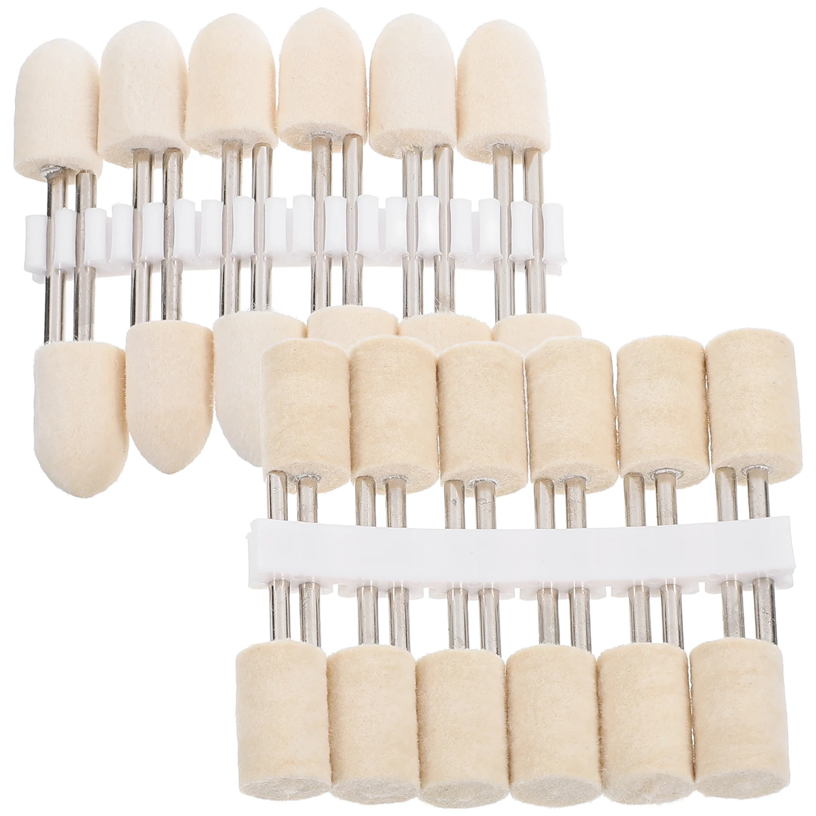 

24pcs Polishing Drill Bits 12mm Felt Wool Grinding Heads for Watch Jewelry Glass Tools Buffing Wheels Sanding Discs