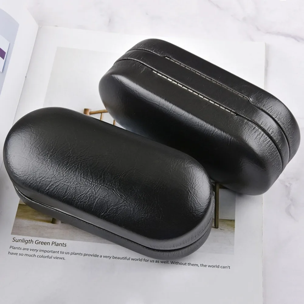 

Metal Holder Multi-function Double Interlayer Mirror Box Glasses Case Eyewear Case