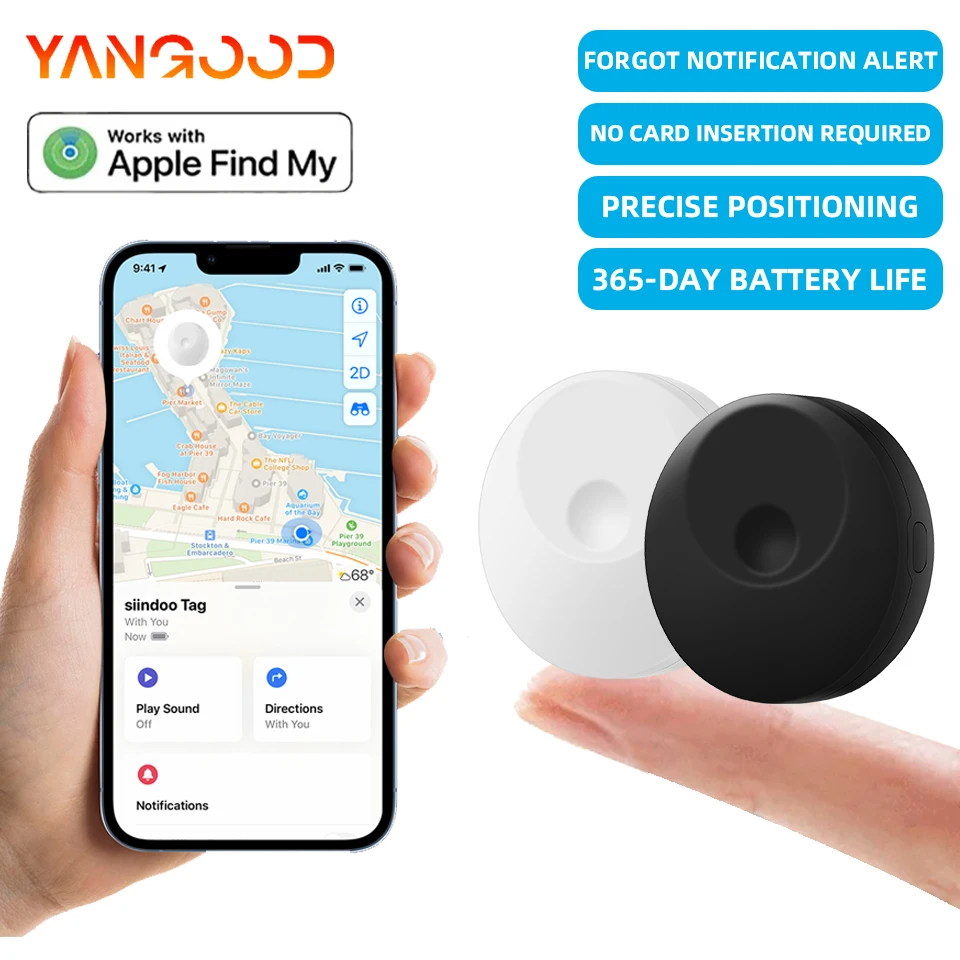 

Ультраминиатюрный Bluetooth GPS-трекер: глобальное точное позиционирование, длительное время работы, защита от потери. Доступны два цвета.