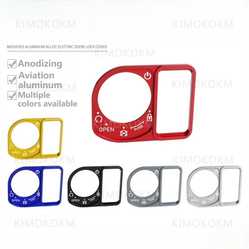 

Suitable for Honda PCX125/150 ADV150 Modified Parts, Aluminum Alloy Power Switch Lock Cover Switch Decorative Protective Cover