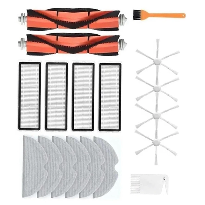 สําหรับ Xiaomi หุ่นยนต์สูญญากาศ Mop 2C STYTJ03ZHM เครื่องดูดฝุ่นหุ่นยนต์หลักแปรงด้านข้าง HEPA FILTER Mop ผ้าอะไหล่