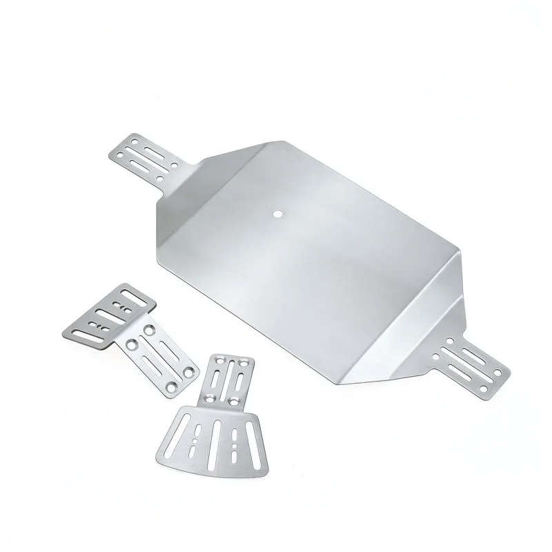 UDIRC GR M16 Stainless Steel Chassis Armor Guard Protection Protector Skid Plate RC Car Upgrade Parts Accessories