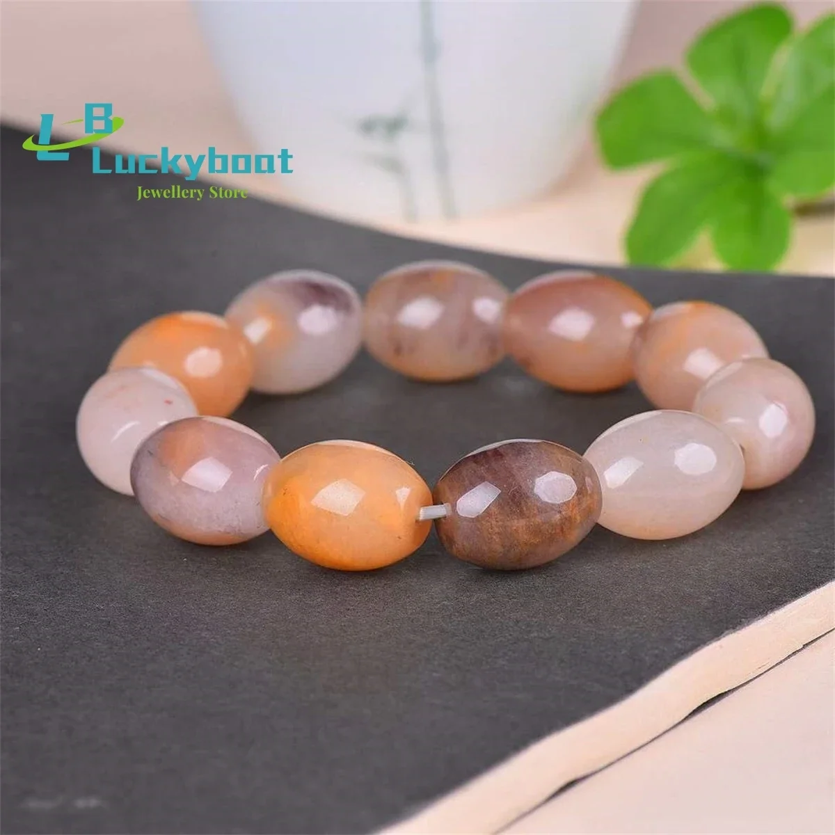 

Natural Gold and Jade Rugby Clipper Card Bracelet Simple Personality Exquisite Fashion Versatile Men and Women