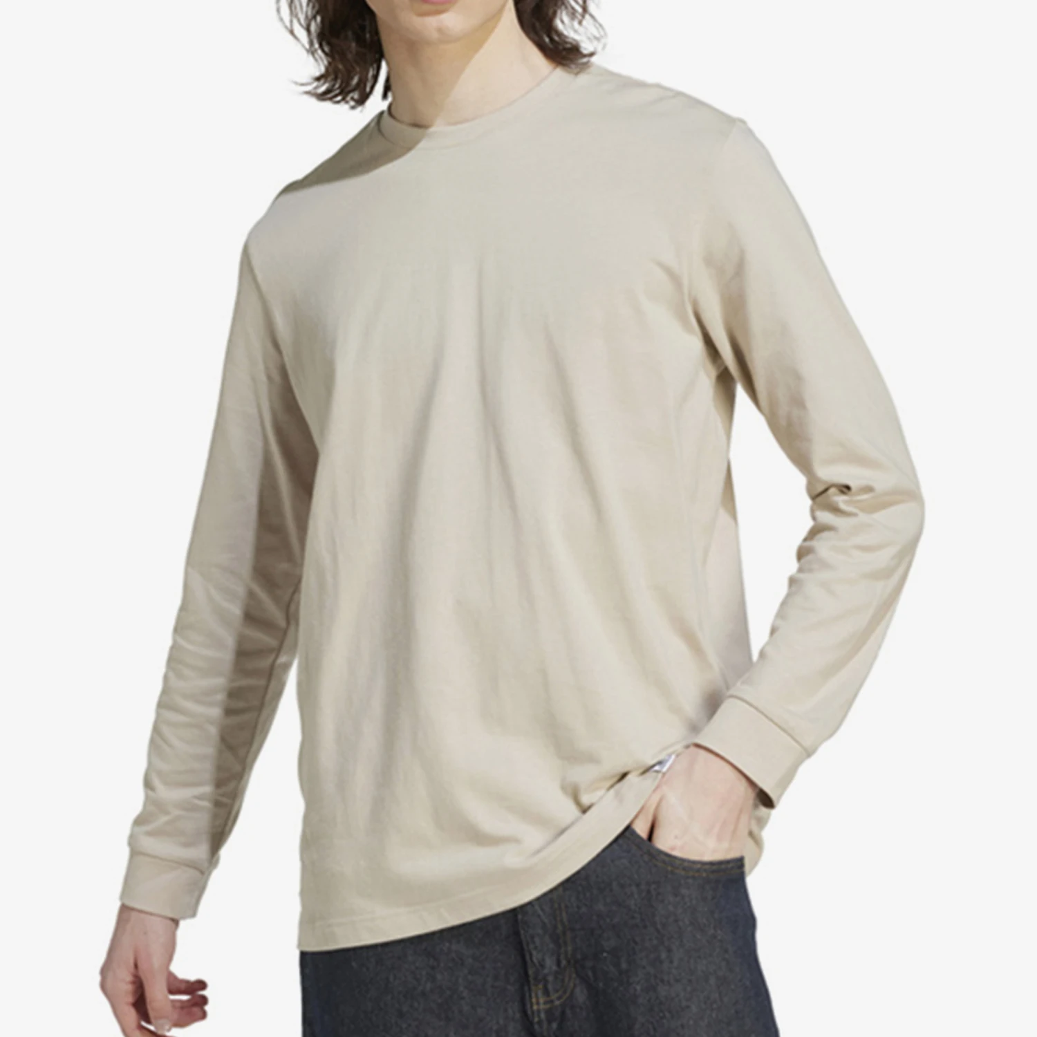 

adidas genuine 2023 New Men's Round-neck Casual Long-sleeve T-shirt II3487