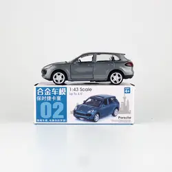 1:43 Porsche Cayenne S SUV Alloy pull-back vehicle model Diecast Metal Model Car mini auto Random color